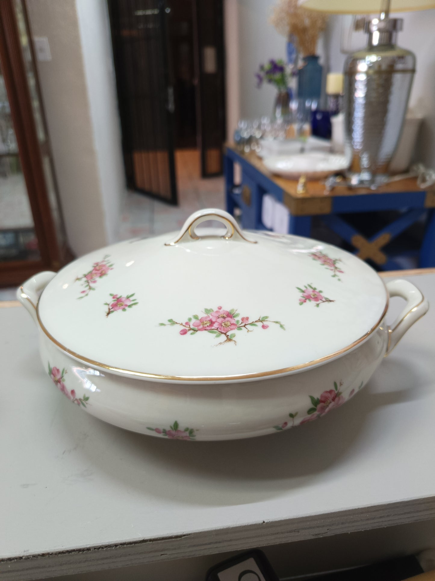 Bowl o fuente para sopa de porcelana