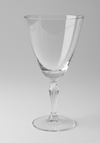 Copas Fostoria Engagement con Borde de Platino - Cristal Vintage