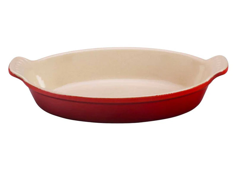 Fuente ovalada tipo “au gratin” de la colección Heritage de Le Creuset.