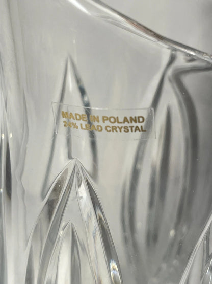 Pichel de cristal de plomo al 24% fabricada en Polonia, con 10 pulgadas de altura
