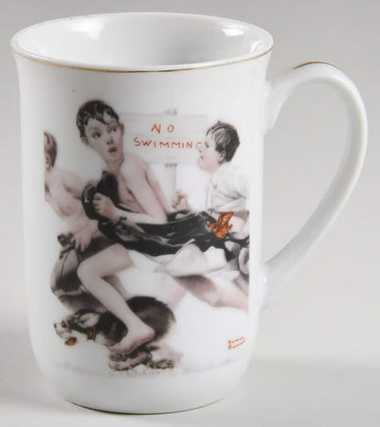Tazas o Posillos Norman Rockwell "Memories" Vintage
