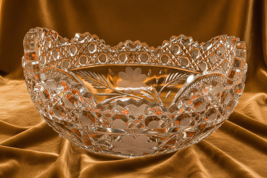 Bowl de Cristal Tallado – American Brilliant Period
