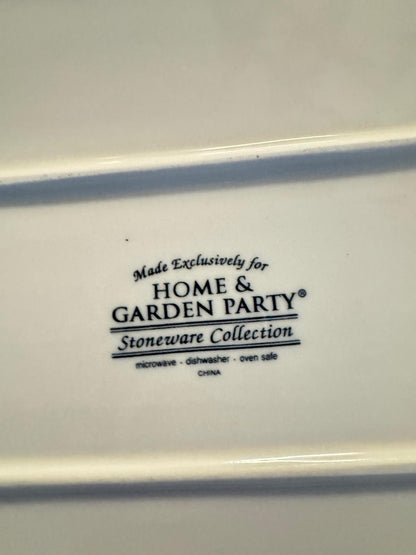 Cazuela de piedra cerámica – Pampered Chef con tapa incluida Forma rectangular / exterior blanco satinado / interior sin esmaltar