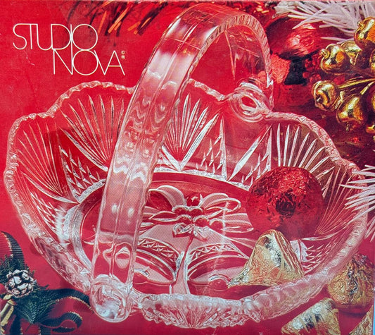 Canasta de vidrio grabado – Studio Nova