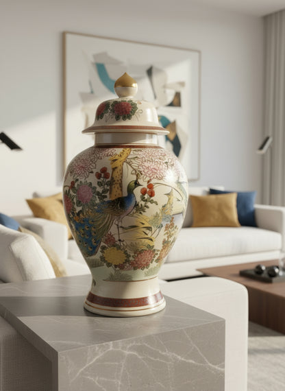 Figura decorativa jarrón budista