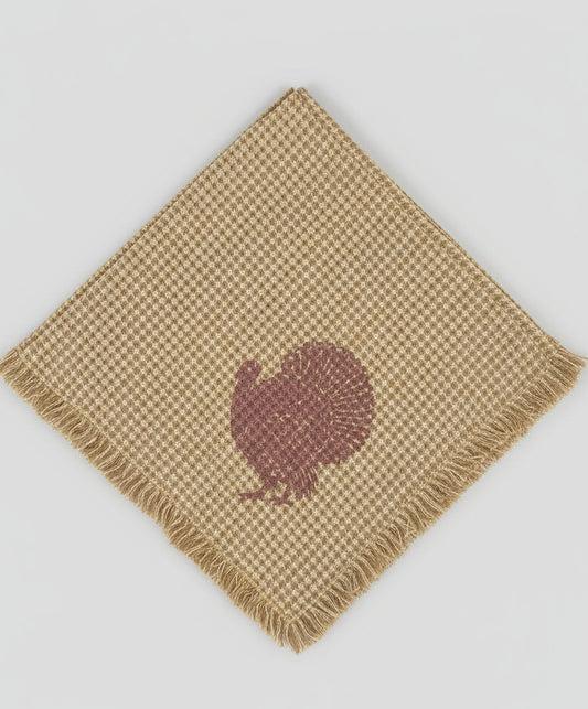 Set de Servilletas Figura de Pavos