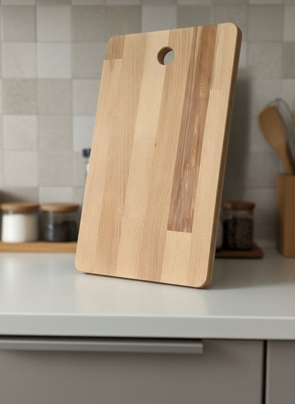 Tabla de picar o servir en madera de haya (49x28 cm)