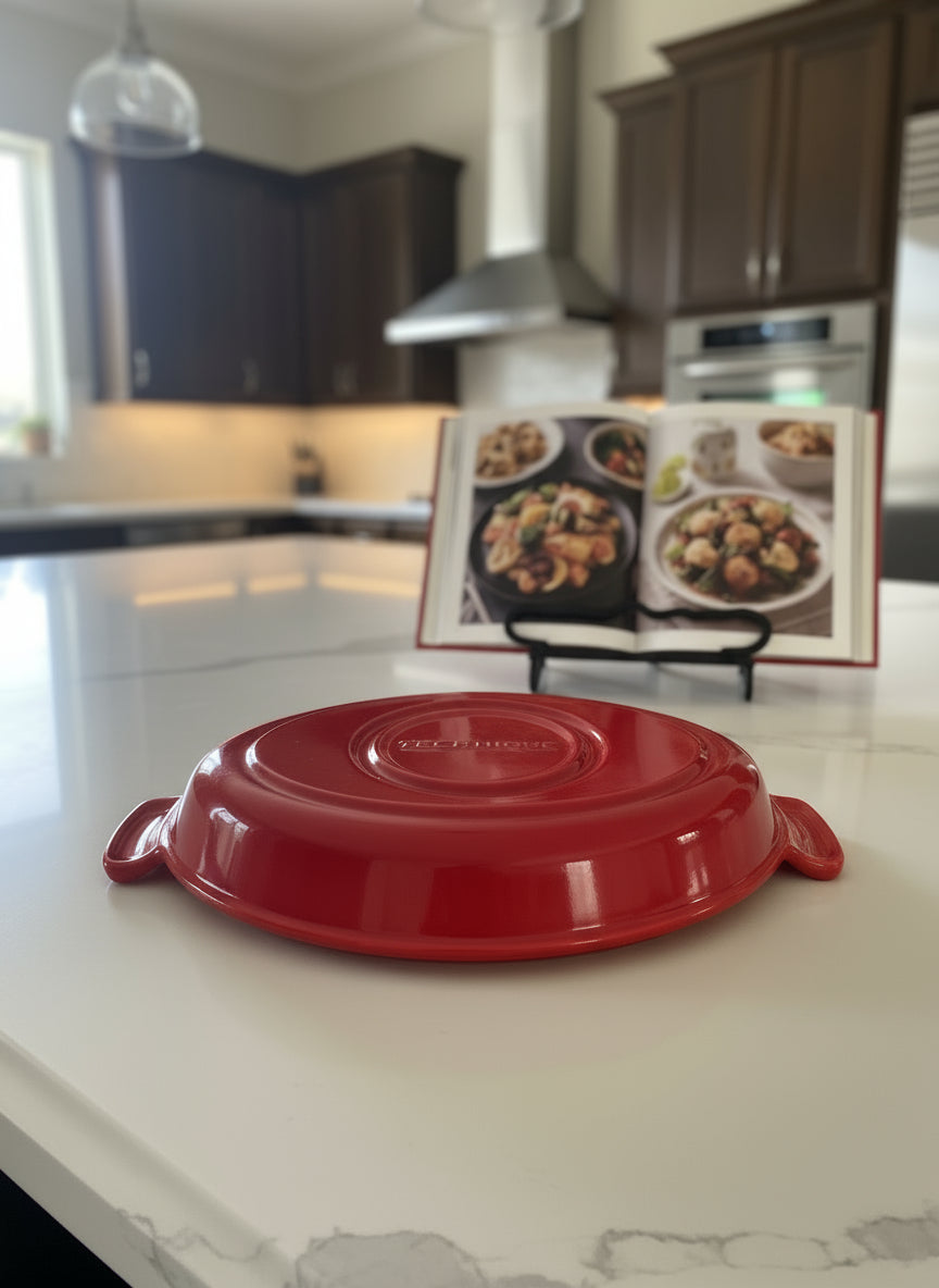 Fuente ovalada tipo “au gratin” de la colección Heritage de Le Creuset.