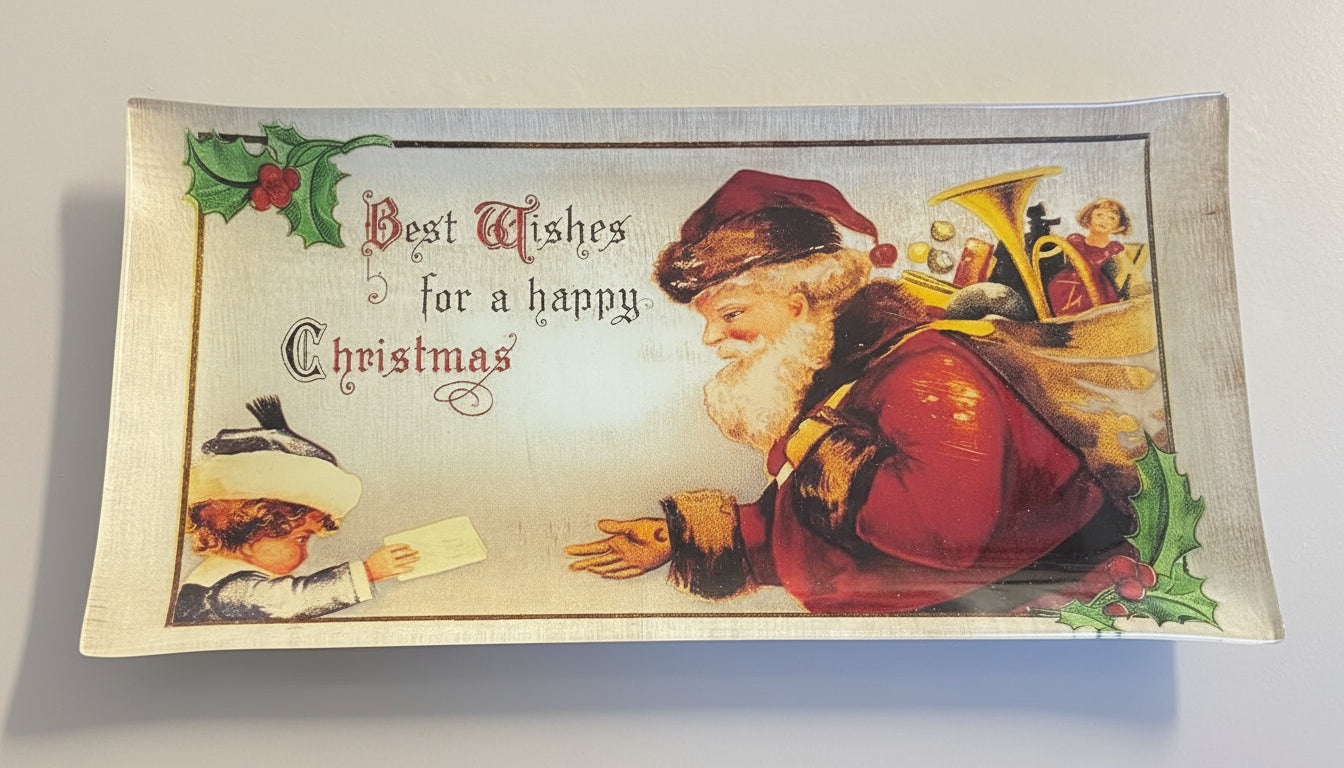 Santa Decorative Serving Tray