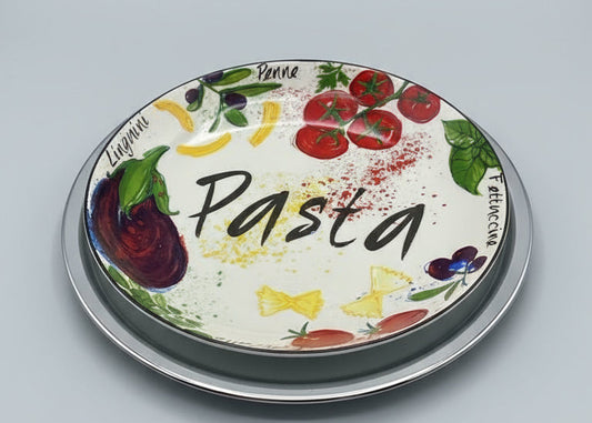 Tazón de Pasta Cerámica Gibson Home - Fruit Orchard