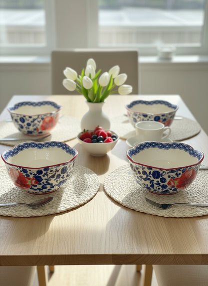 Bowl de cerámica resistente con capacidad de 24 onzas