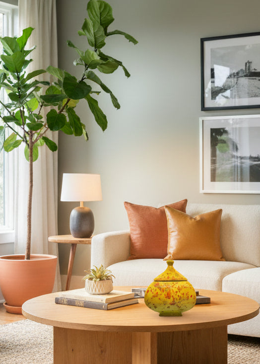 Bowl Canister Cerámico Vintage Splatterware