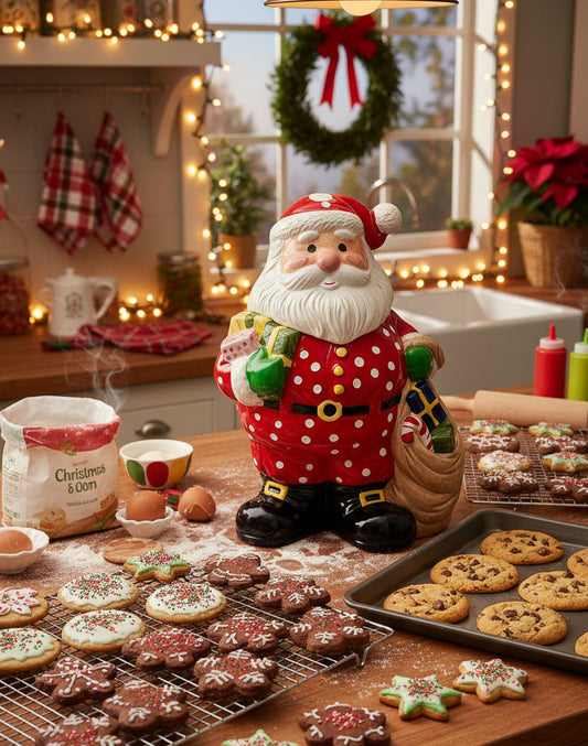 Santa Cookie Jar