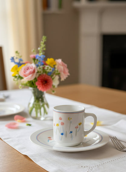 Vajilla Vintage Arcopal Pastora