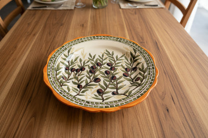 Bandejas para Servir de Cerámica Pintado a Mano