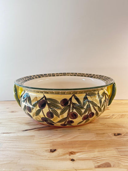 Bandejas para Servir de Cerámica Pintado a Mano