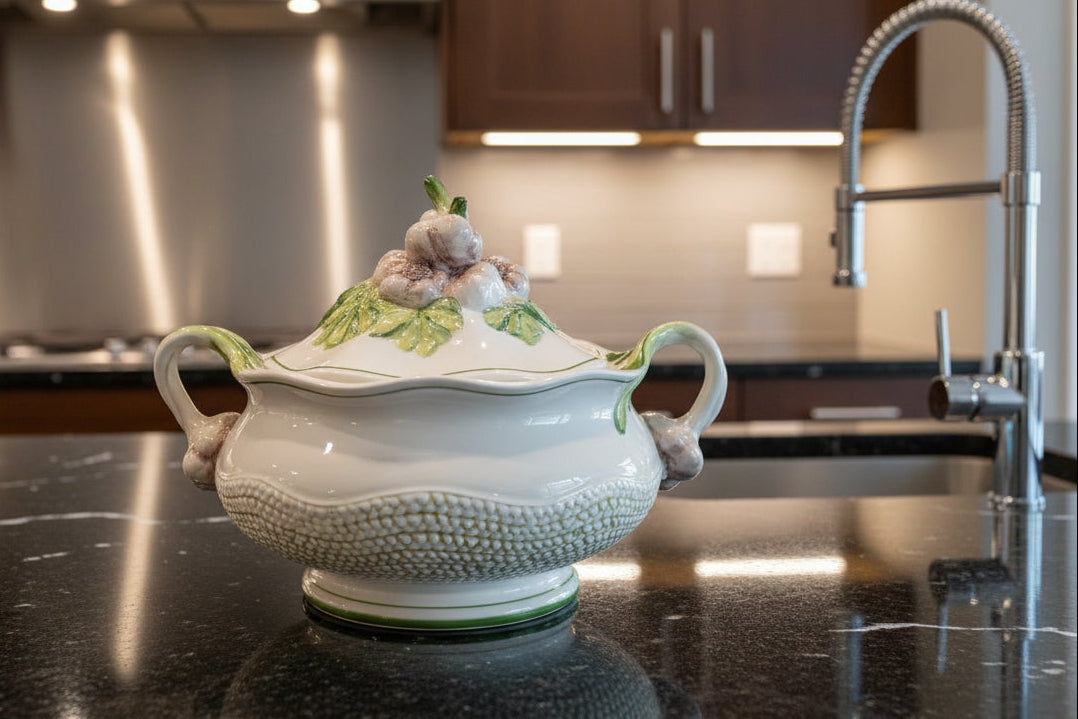 Olla-Bowl  de cerámica italiana