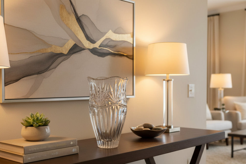 Florero de cristal DaVinci Nobelis (Italia)