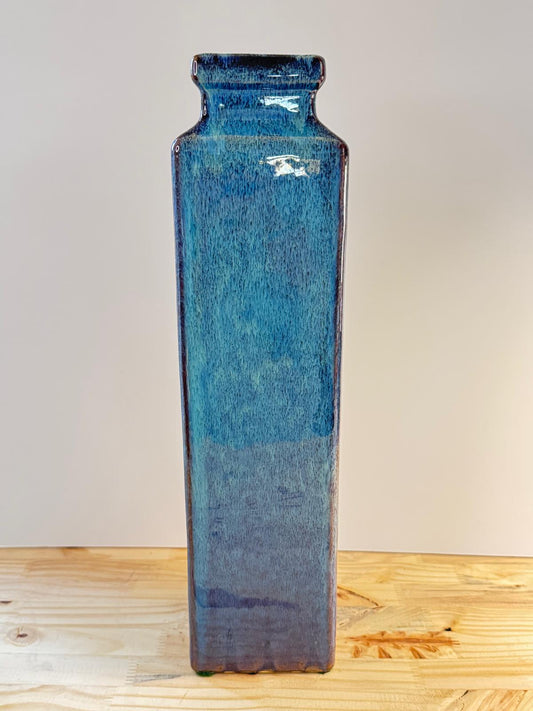 Florero de cerámica artesanal