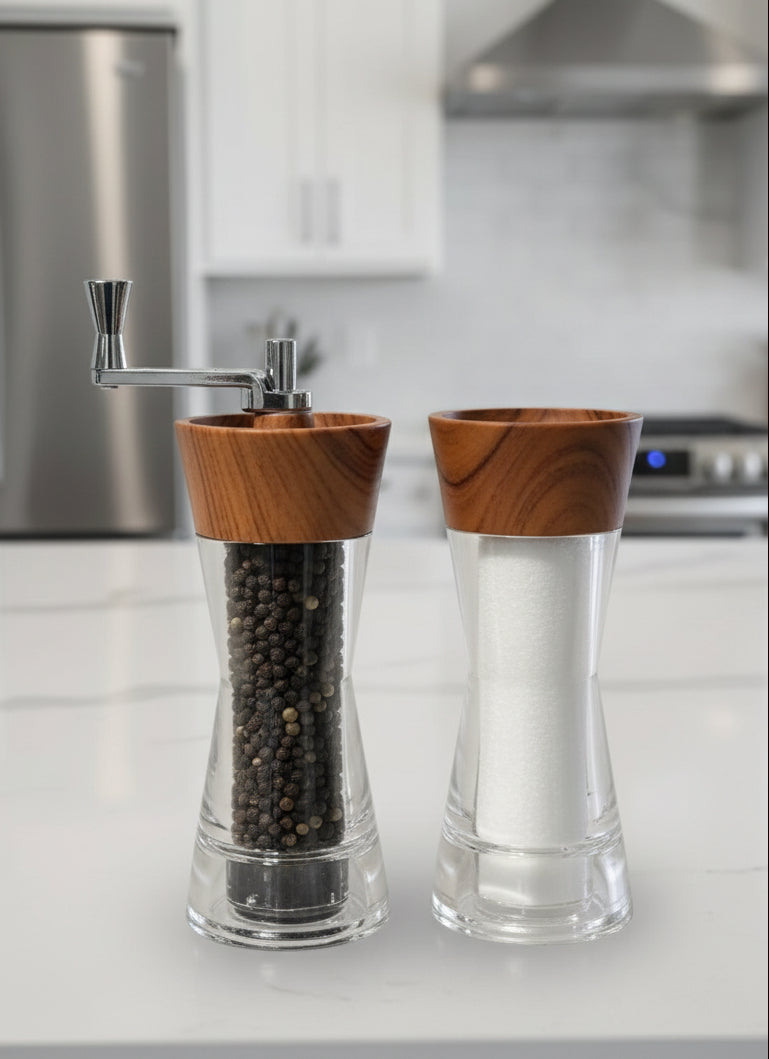 Molinos Manuales de Sal y Pimienta con Manivela