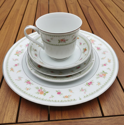Vajilla Vintage Abingdon China - Porcelana Fina Años 70