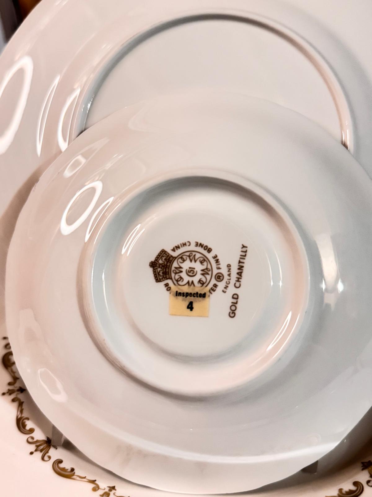 VAJILLA GOLD 46 piezas (para 8 personas) lo