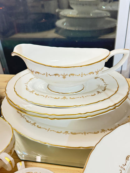 VAJILLA GOLD 46 piezas (para 8 personas) lo
