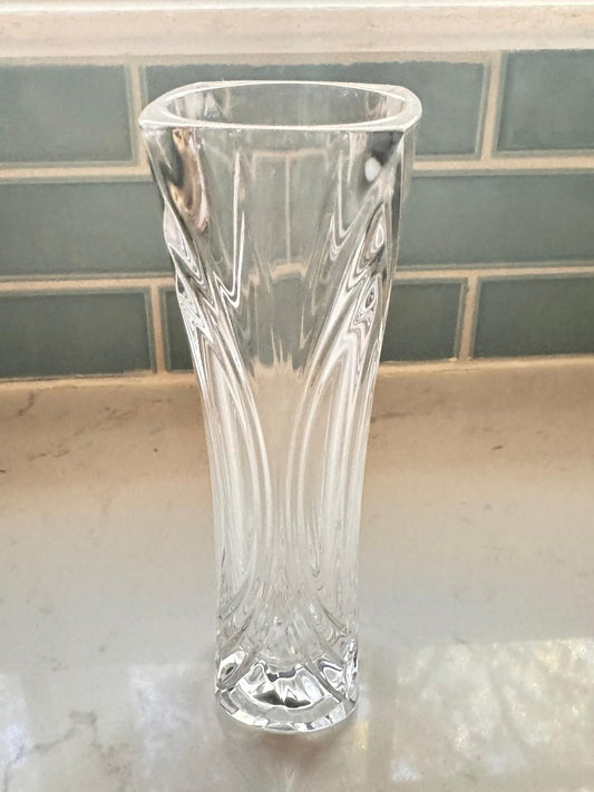 Florero de cristal genuino Cristal d'Arques con plomo