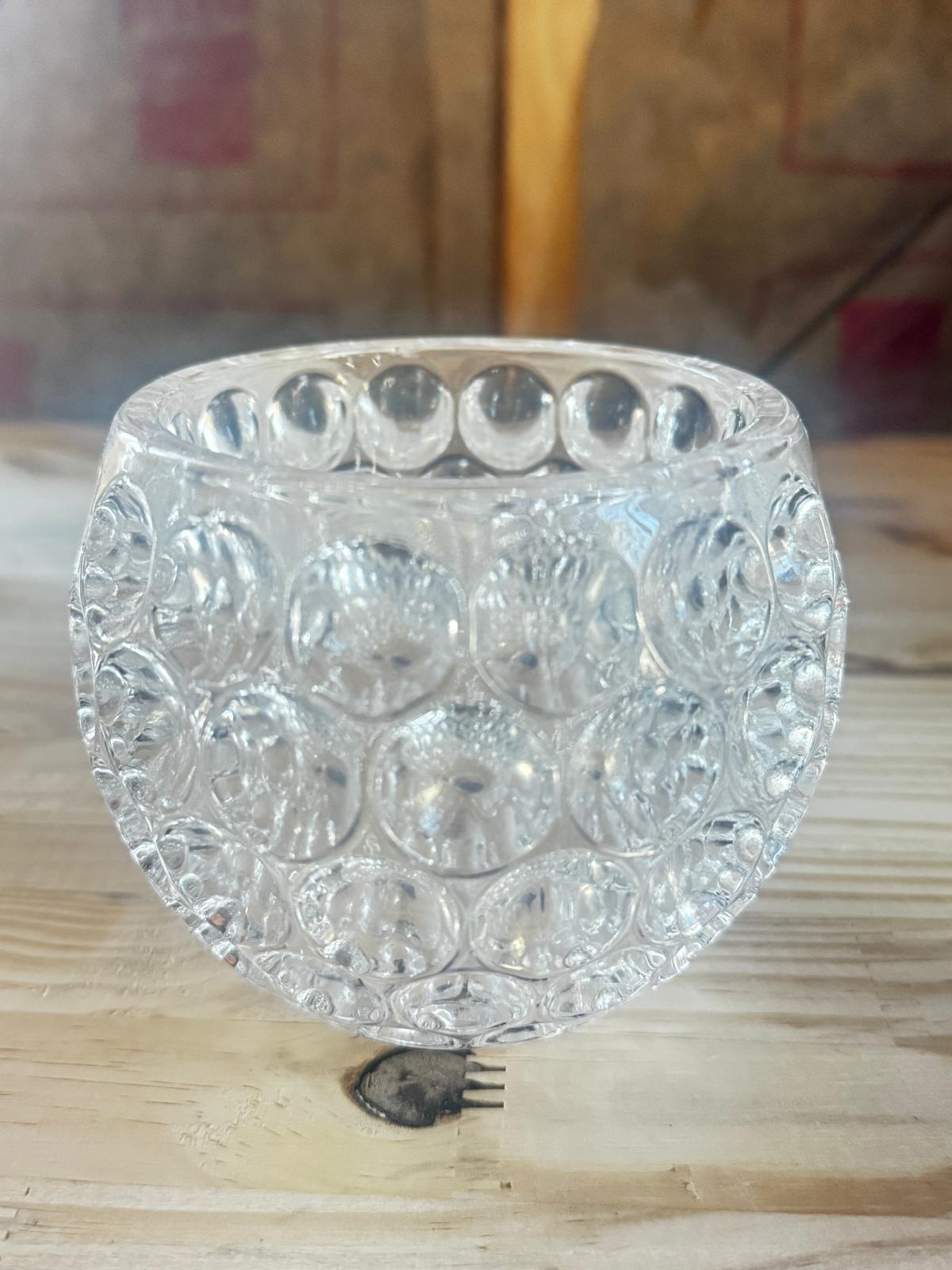 Portavelas de cristal burbuja Mikasa Home Accents