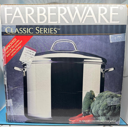 Olla Farberware Clásica de Acero Inoxidable  con Tapa – Apta para Inducción y Lavavajillas