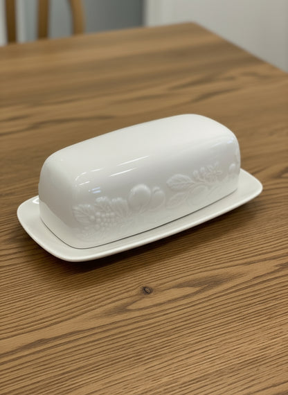 Mantequillera de porcelana