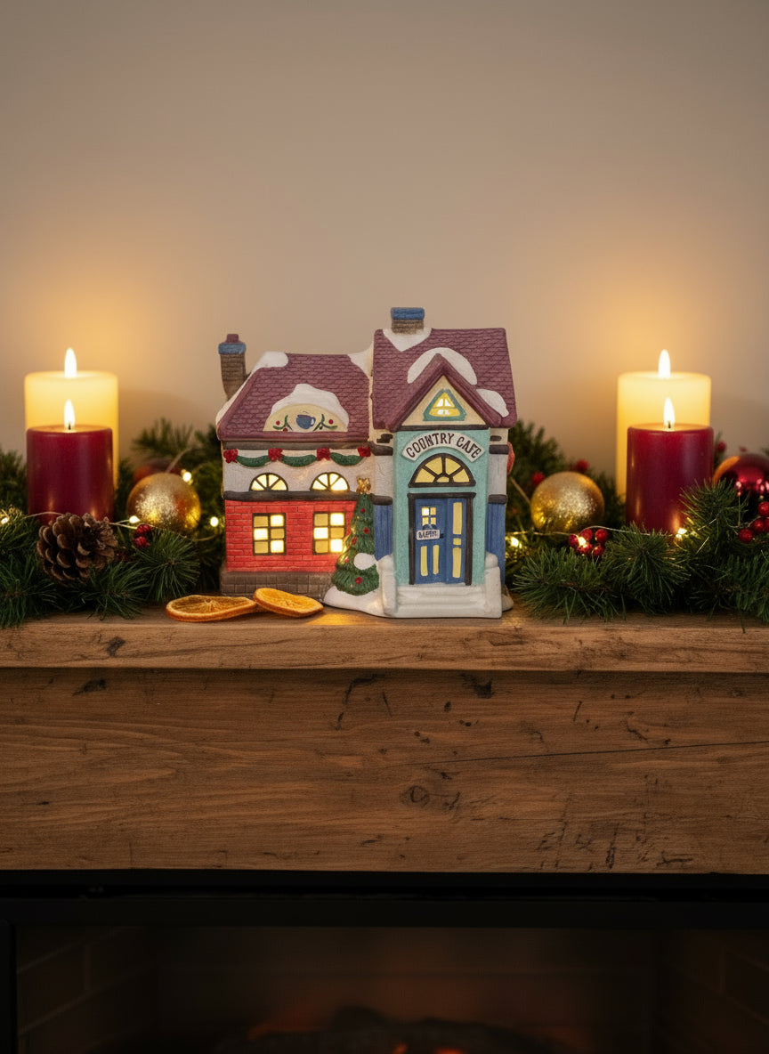 Casita Miniatura decorativa – “Country Café”