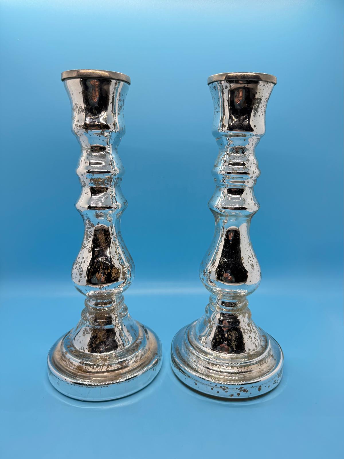Mikasa - Candelabros de cristal vintage (set de 2)