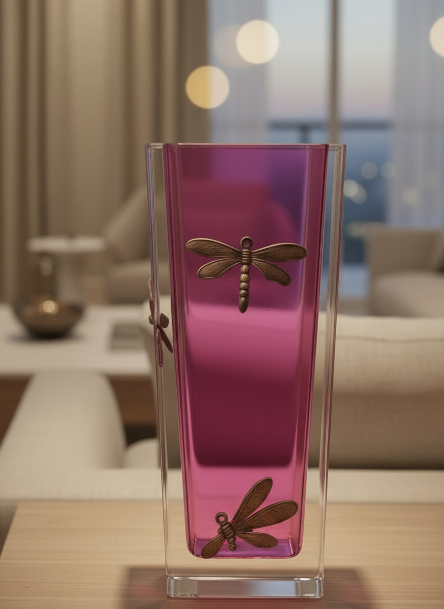 Jarra de cristal soplado Katabami