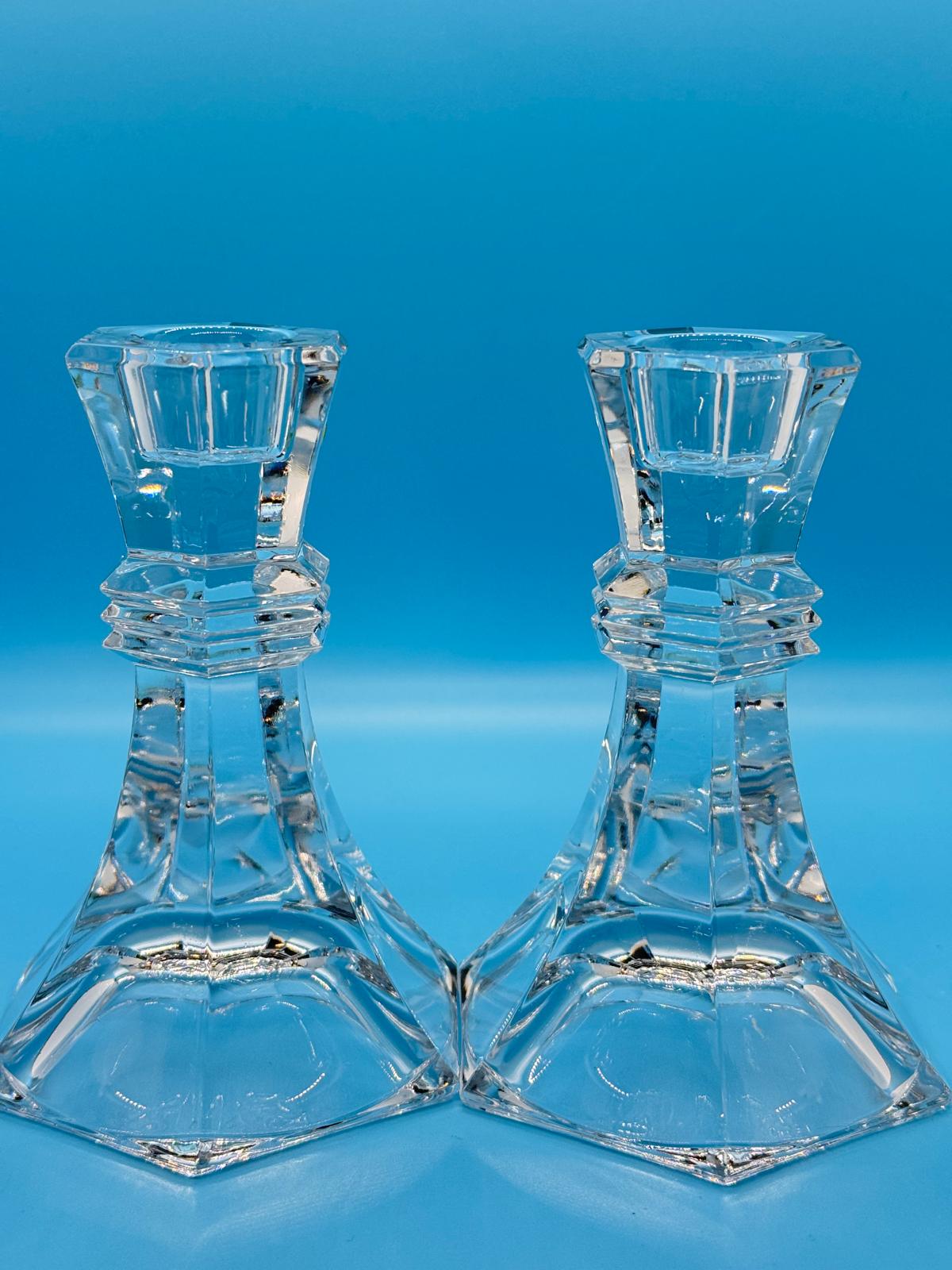Mikasa - Candelabros de cristal vintage (set de 2)