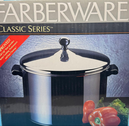 Olla Farberware Clásica de Acero Inoxidable  con Tapa – Apta para Inducción y Lavavajillas