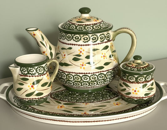 Juego de Té Pintado a Mano