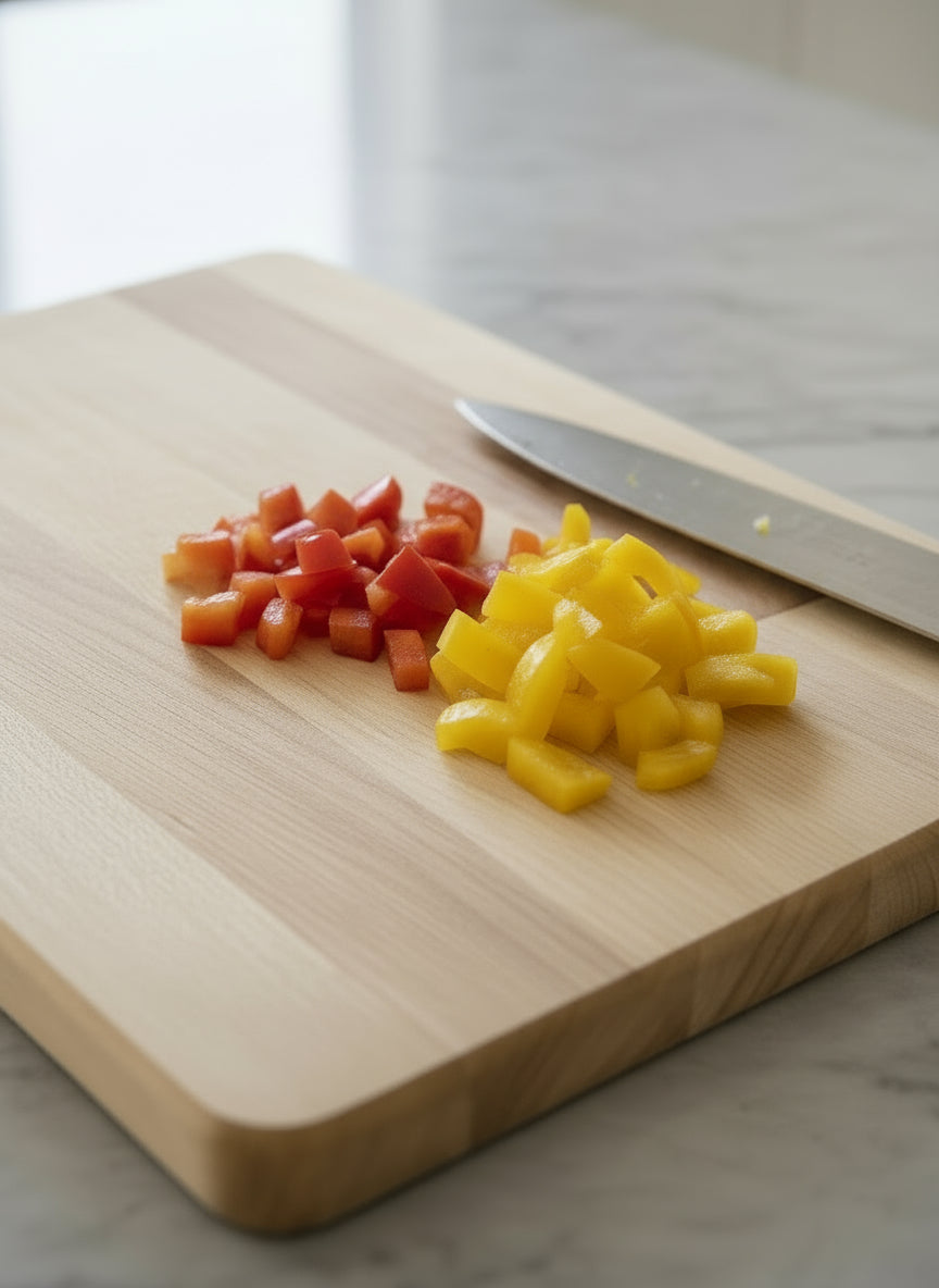 Tabla de picar o servir en madera de haya (49x28 cm)