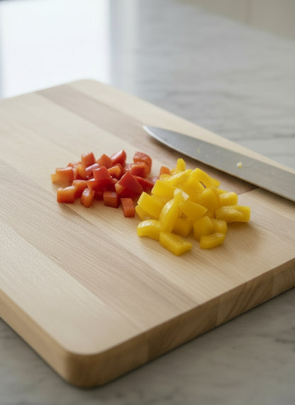 Tabla de picar o servir en madera de haya (49x28 cm)