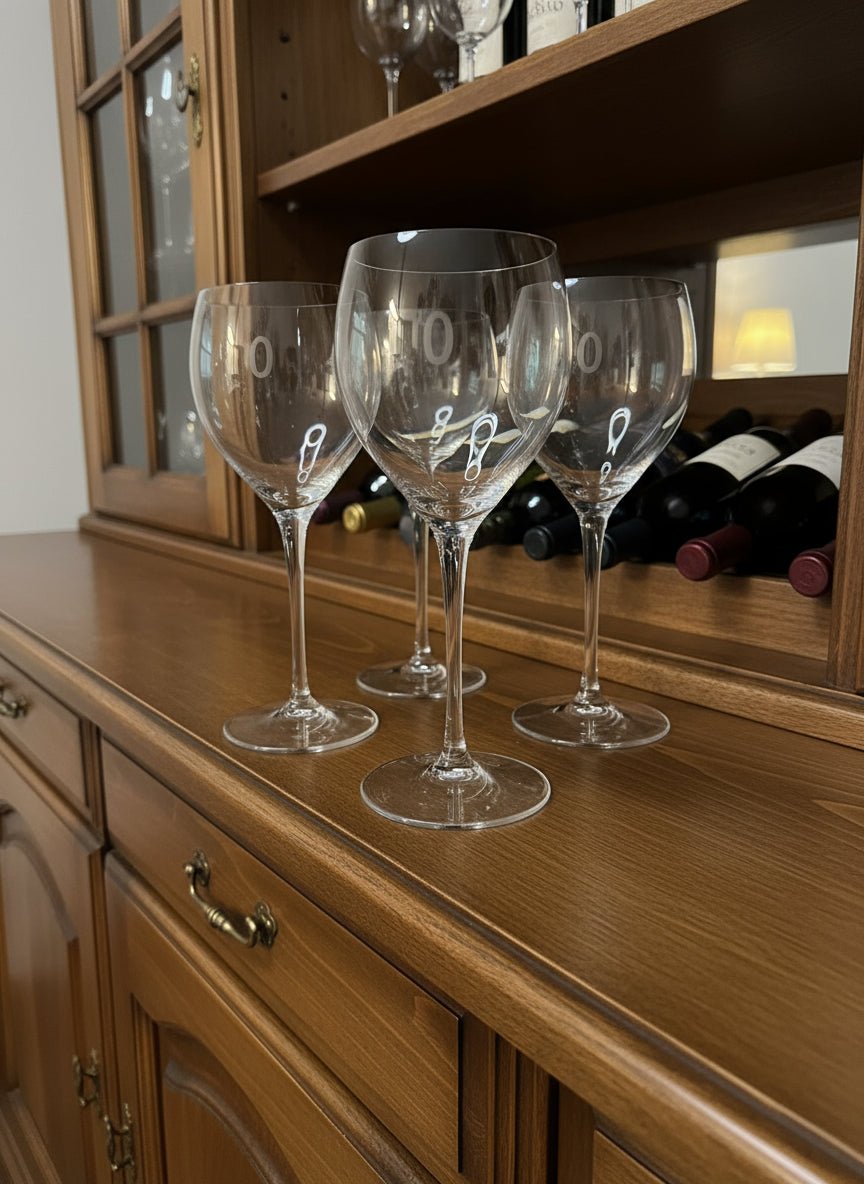 Copas de Cristal “Luisa” – Mikasa, Tallo Estriado