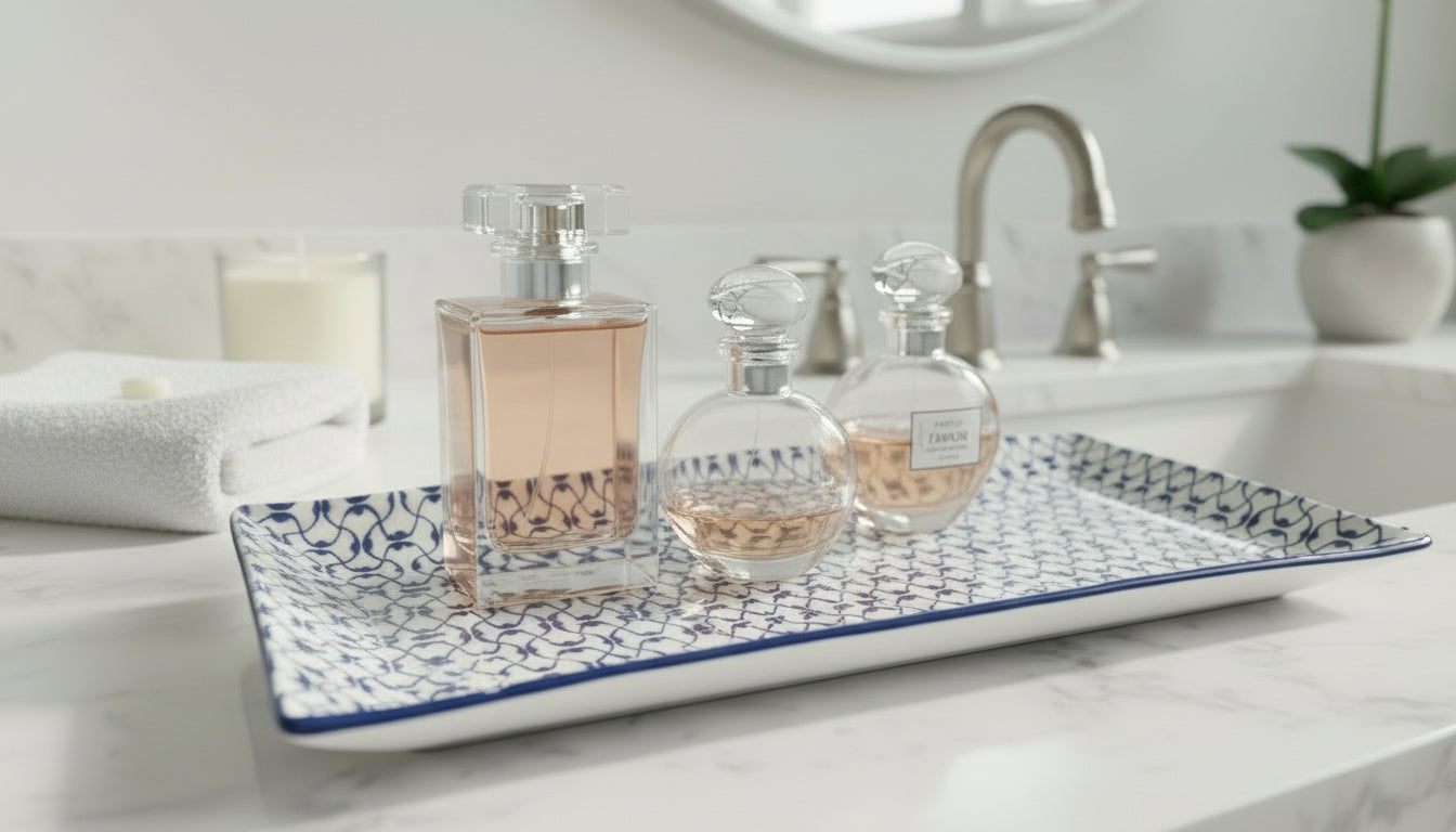 Azafate Rectangular cerámica diseño de bombay