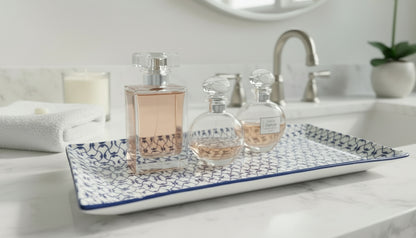 Azafate Rectangular cerámica diseño de bombay