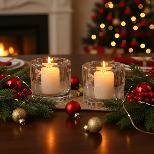 Portavelas de vidrio – Studio Nova