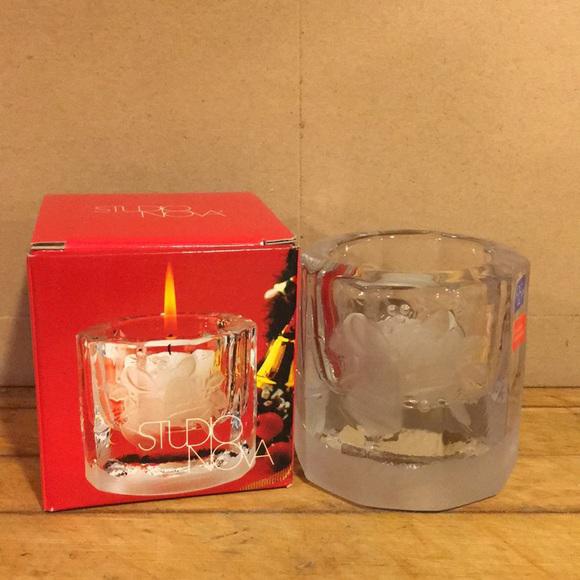 Portavelas de vidrio – Studio Nova