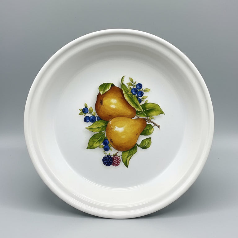 Plato de Cerámica Decorativo con Frutas