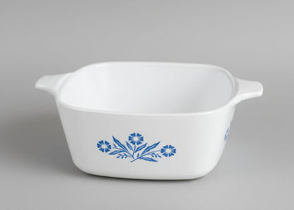 Cacerola Vintage CorningWare con patrón Cornflower Blue