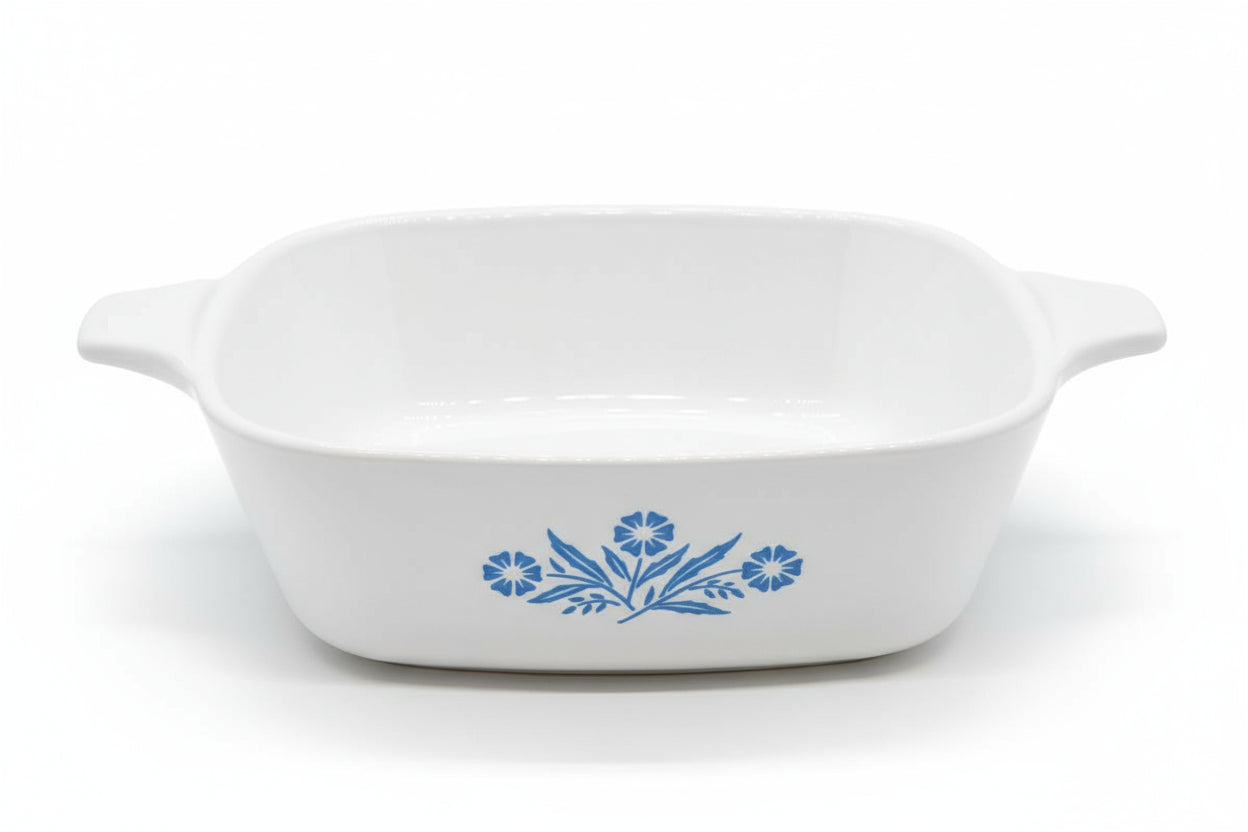Cacerola Vintage CorningWare con patrón Cornflower Blue