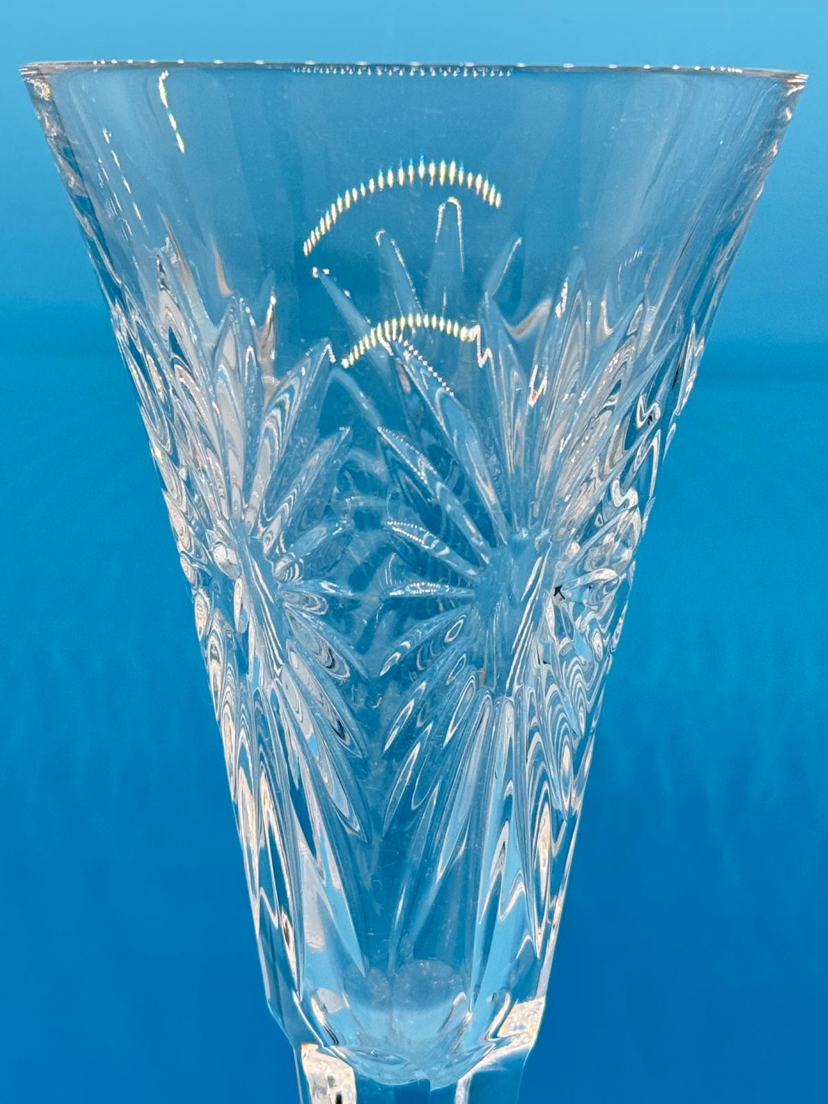 Copa tipo flauta de la colección Millennium Series de Waterford Crystal