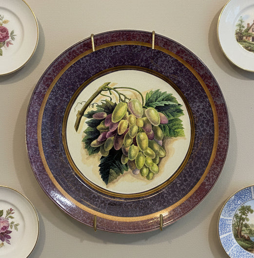 American Atelier – Platillo decorativo – Fuente con uvas