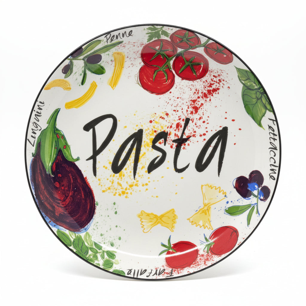 Plato para servir Pasta Cerámica Gibson Home - Fruit Orchard